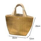 Женская соломенная сумка-шопер, П3811