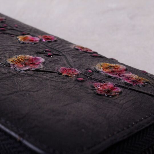 Женский кошелек, черный П3815