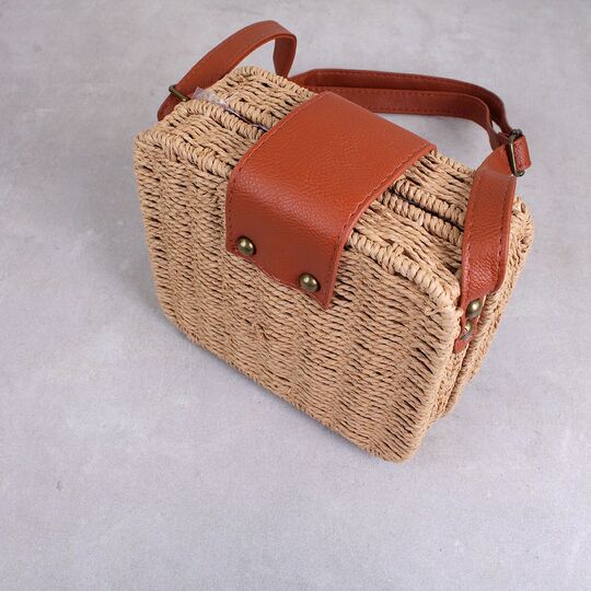 Женская сумка соломенная П3820