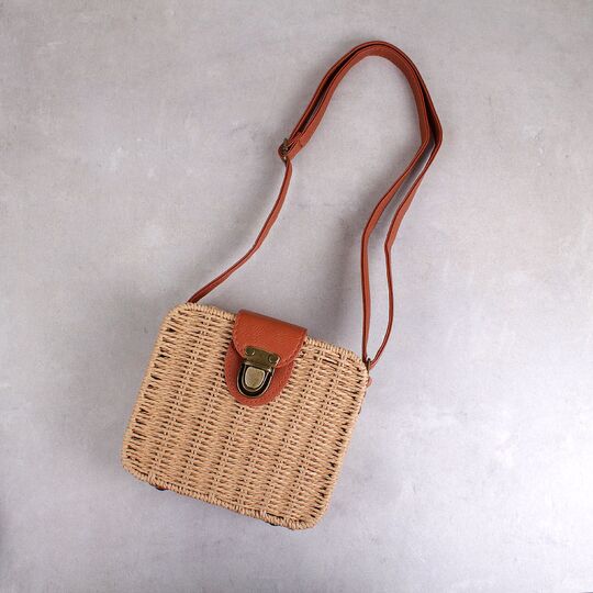 Женская сумка соломенная П3820