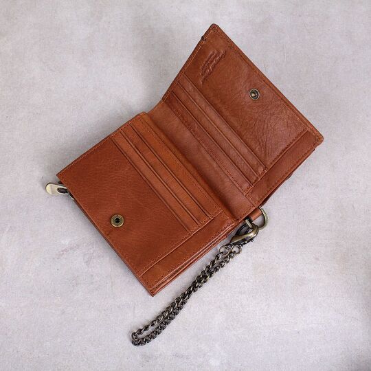 Мужской кошелек "KAVIS", коричневый П3822