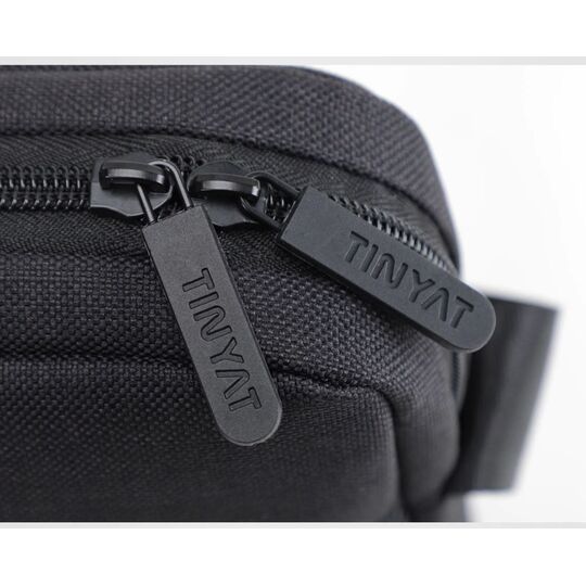 Мужская сумка на плечо "TINYAT", серая П3827