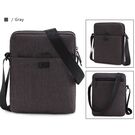 Мужская сумка на плечо "TINYAT", серая П3827