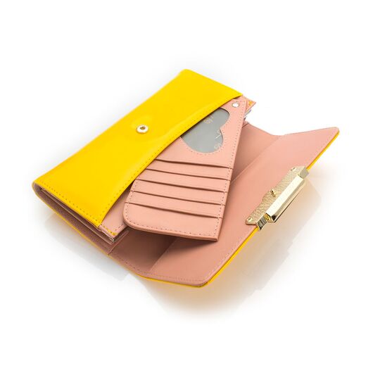 Женский кошелек, желтый П0256