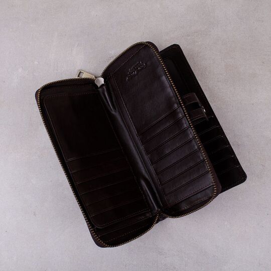 Чоловічий гаманець KAVIS, коричневий П3843