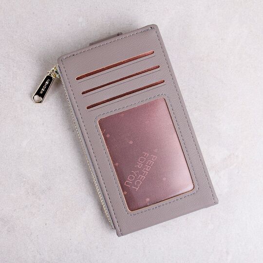 Визитница "WEICHEN", серая П3848