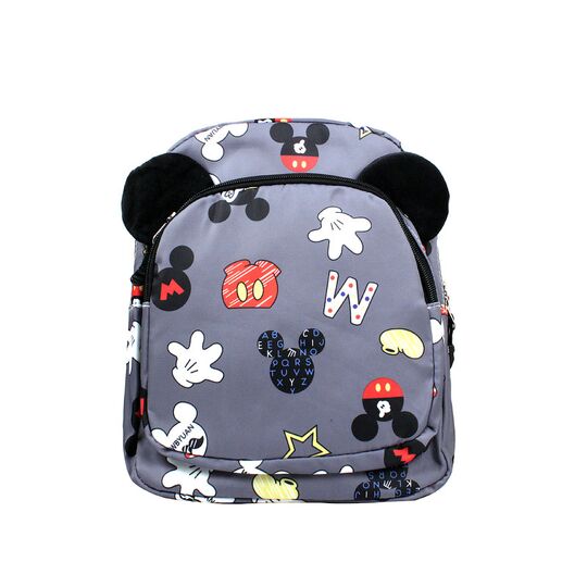Детские рюкзаки - Детский рюкзак "Микки Маус", серый П3854