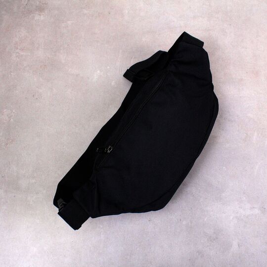 Чоловіча сумка на пояс, чорна П3857