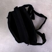 Мужская сумка на пояс, черная П3857