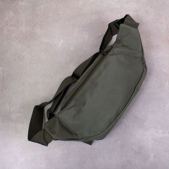 Чоловіча сумка на пояс, зелена П3858