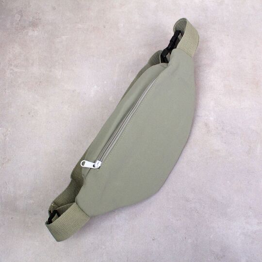 Жіноча бананка, сумка на пояс, зелена П3862