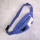 Женская бананка, сумка на пояс, синяя П3863