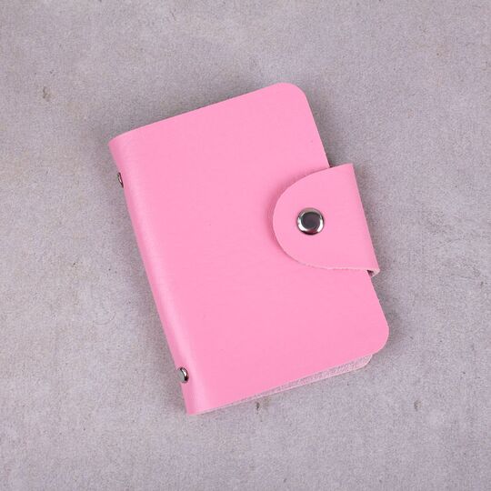 Візитниця, рожева П0259 Візитниця, рожева П0259