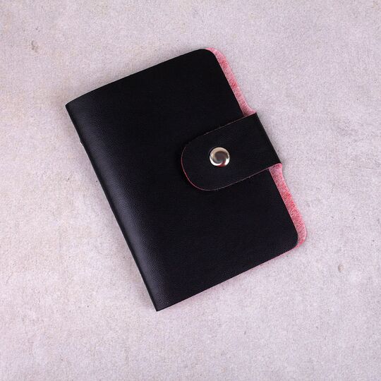 Визитница, черная П0261