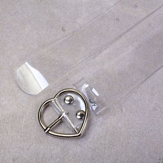 Жіночий ремінь, прозорий П3891