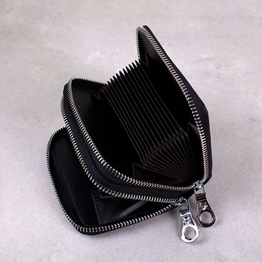 Женский кошелек, черный П3893