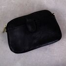 Женская сумка клатч, черная П3895