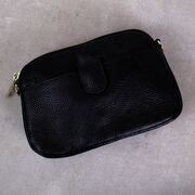 Жіноча сумка клатч, чорна П3895