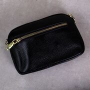 Жіноча сумка клатч, чорна П3895