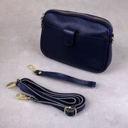 Женская сумка клатч, синяя П3896
