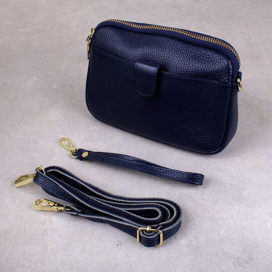 Жіноча сумка клатч, синя П3896