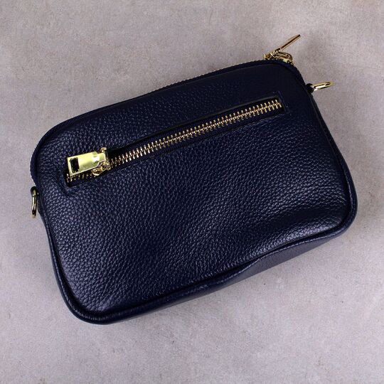 Жіноча сумка клатч, синя П3896