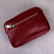 Женская сумка клатч, красная П3898