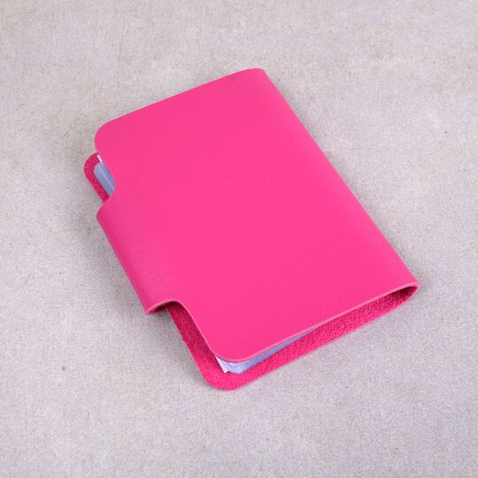 Визитница, розовая П0262