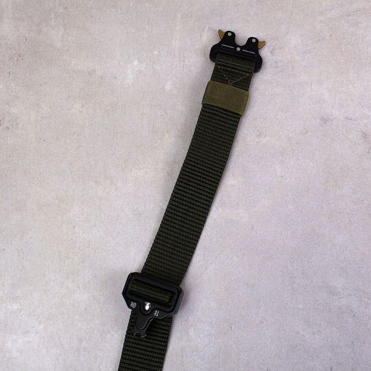 Чоловічий армійський ремінь, зелений П3903