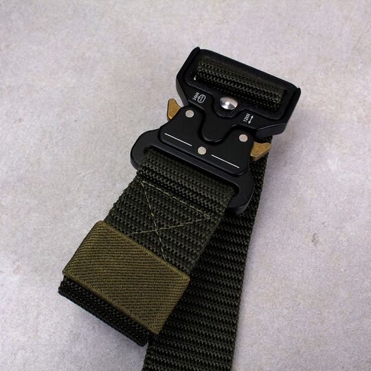 Чоловічий армійський ремінь, зелений П3903