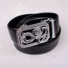 Чоловічий ремінь DWTS, чорний П3904