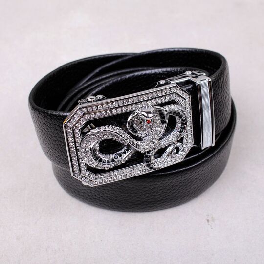 Чоловічий ремінь DWTS, чорний П3904