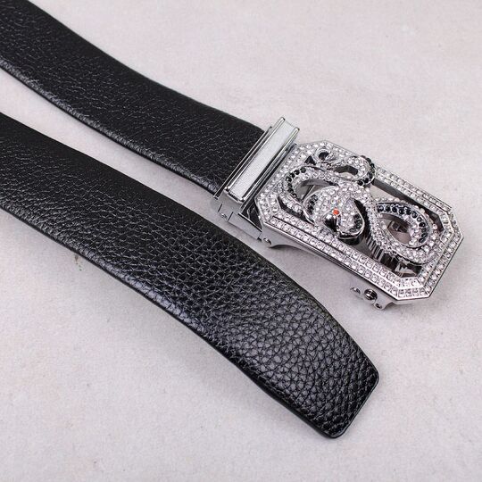 Чоловічий ремінь DWTS, чорний П3904