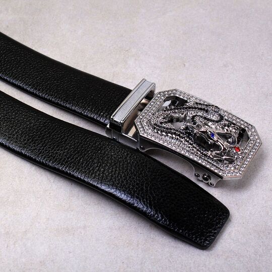 Чоловічий ремінь DWTS, чорний П3905