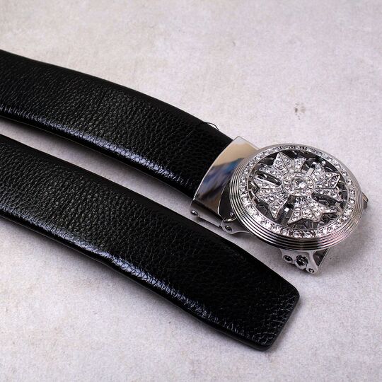 Чоловічий ремінь DWTS, чорний П3906