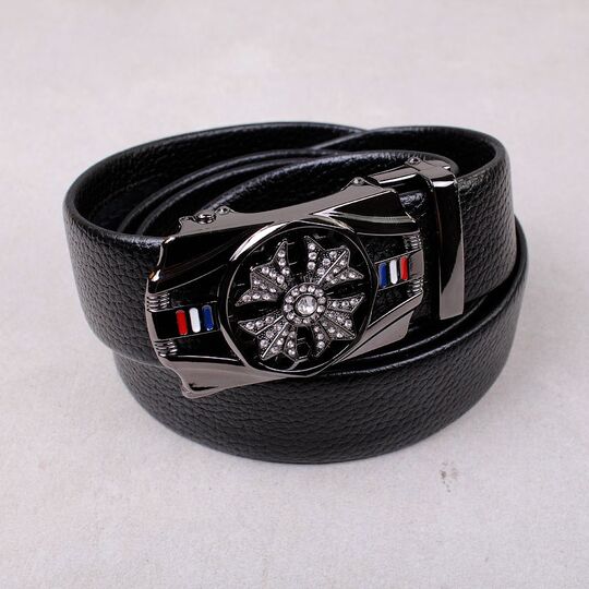 Чоловічий ремінь DWTS, чорний П3907