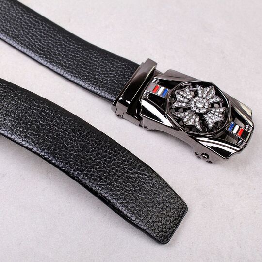 Чоловічий ремінь DWTS, чорний П3907