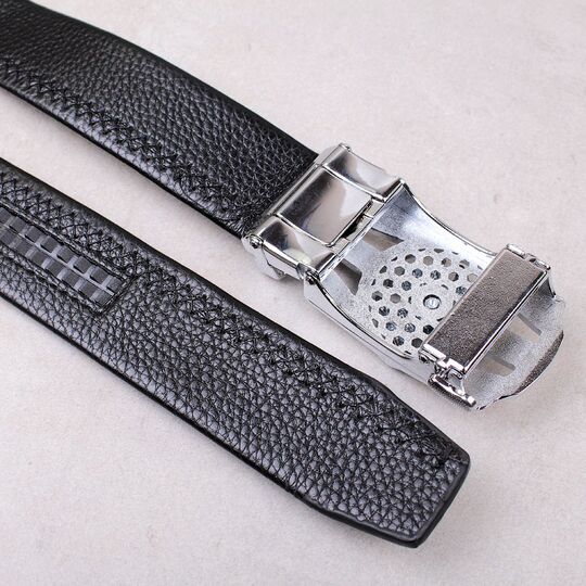 Чоловічий ремінь DWTS, чорний П3908