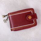 Візитниця з шкіри, червона П3917