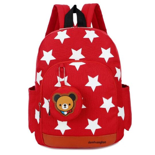 Дитячий рюкзак "Зірки", червоний П3922