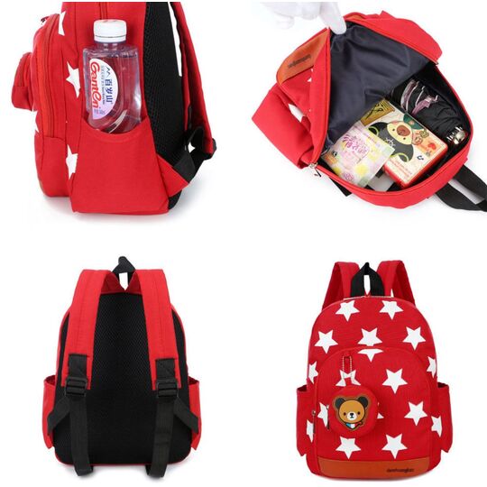 Дитячий рюкзак "Зірки", червоний П3922