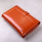 Жіночий гаманець зі шкіри, коричневий П3926
