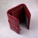 Жіночий гаманець зі шкіри, червоний П3928