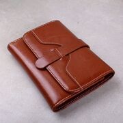 Жіночий гаманець зі шкіри, коричневий П3929