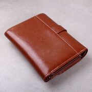 Жіночий гаманець зі шкіри, коричневий П3929
