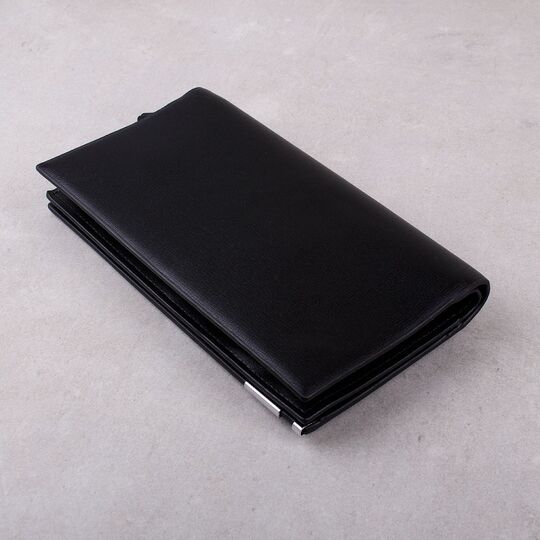 Чоловічий гаманець, барсетка, чорний П0266