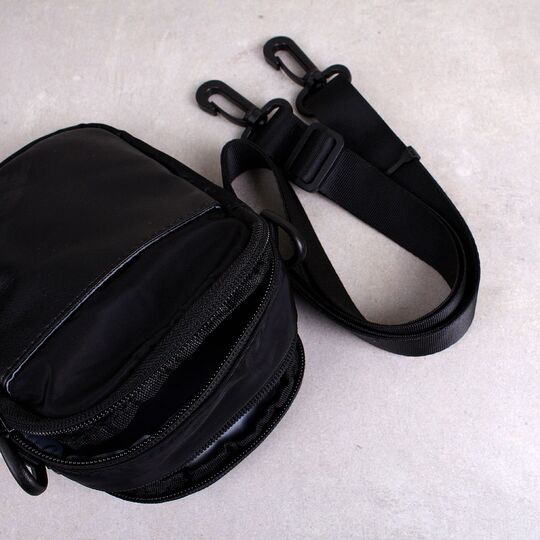 Мужская сумка, черная П3949