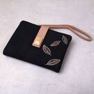 Женский кошелек, черный П3951