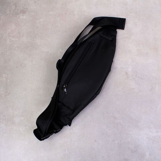 Поясна сумка чоловіча, чорна, П3956