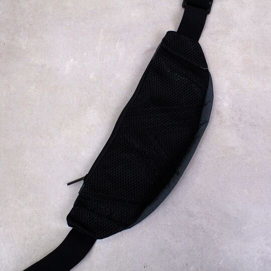 Сумка поясная, бананка, серая П3958